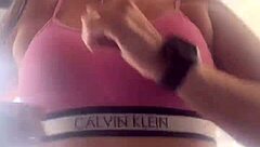 amateur heads to gym with buttplug in big ass for outdoor fetish fun. she gets home with wet pussy ready for anal action