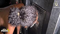 Brunette Teen Wife Sucking Multiple Cocks At Gloryhole In Festaprime Event