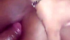 the narrative unfolds with a latina amateur in lingerie engaging in deepthroat and blowbang action