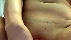 Overwhelmed By Lust As Amateur With Great Natural Pierced Tits Stuffs Panties In Wet Puffy Pussy For Intense Masturbation