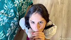 ガン見ディープスロートフェラPOV