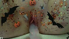 Halloween Pussy Solo Masturbation