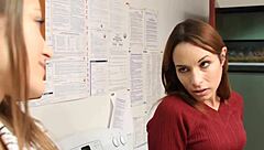 i love our lesbian time in the kitchen kissing and licking my girlfriend's pussy