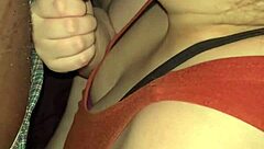 hey, just messing around with this huge black cock toy, sucking it sloppy like a redhead pro