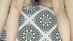 Milf Teases In Red Lingerie Showing Natural Tits Fully