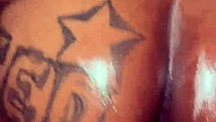 Nasty Freaky Slut Eating Nut & Cream!