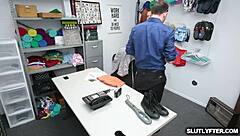 Officer Wrex Pounds Teen Suspect Scarlett in Cowgirl and Doggystyle Before Facial Cumshot