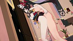 Honkai Star Rail Sparkle in raw 3D hentai sex animation