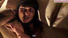 stepbrother sneaks into room for tickle play but ends with intense ride on his big tool