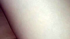 In a homemade video, an amateur pregnant milf experiences a quick slap in an intimate moment.