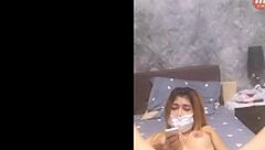 Thai Girl Masturbates Big Tits Live!