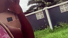 Crazy Bitch Twerks On Landlord Bed During His Vacation