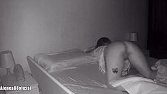 In the haunted bedroom, a ghost ATTACKS the girl during paranormal activity.