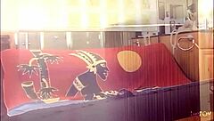 Watch these lewd blonde lesbians devour each other in the bath! Then they plunge deep with a strapon dildo!