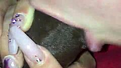 Deep throat queen contrasts sloppy sucking with intense deepthroat blowjob skills on big cock.