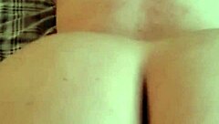 Amateur whore flaunts her massive fat white ass