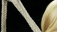 Will This Submissive Bound Blonde Handle Being Used by Two Dominant Guys in a Wild MMF Session?