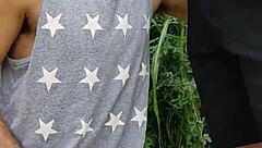 Hey, this amateur babe sucked the hung farmer in the middle of the road while his friend filmed everything