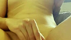 slut does a dirty dance leading to wet pussy play in vertical video