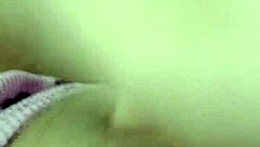 Pov juicy young Latina masturbates her big meaty pussy in Minnie shorts moaning with intense horniness while fingering herself wildly