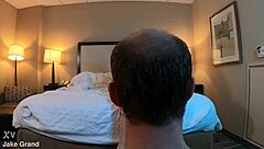 hot tatted woman experiences cum dripping out after creampie