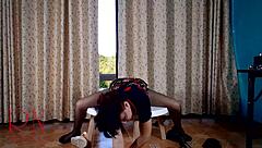 Oh man, I-I mean, that nice lady in pantyhose and heels doing striptease at the round table, yeah, it's like totally hot...