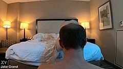 hot tatted woman experiences cum dripping out after creampie