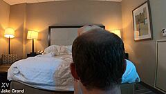 hot tatted woman experiences cum dripping out after creampie