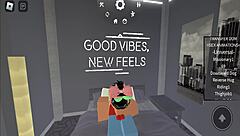 Roblox sex explodes with blonde whore taking big ass black action!