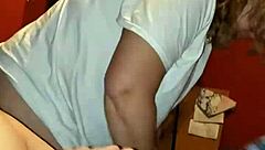 Oh man, busting deep in my wife's fat pussy!