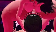 macho cogiendo duro a su puta y la hace gemir de placer mientras la penetra sin parar