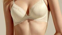 cute lingerie models show off sweet panties and barefoot feet in underwear display