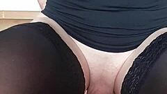 Misr4 update 3 features black stockings lingerie with anal assfucking and cum