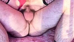 Oh man, check out this Mileena cosplay from Mortal Kombat with that dripping creampie action! 😈