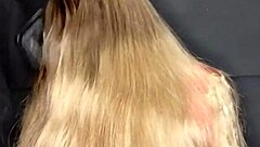 I noticed something unusual with my stepmom's long hair but she stayed calm about it