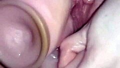 girlfriend enjoys some fun time playing with her favorite toys in a relaxed session