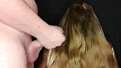 I noticed something unusual with my stepmom's long hair but she stayed calm about it