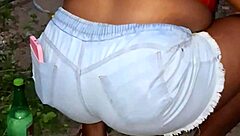 Big-Ass Neighbor Cleans Backyard