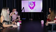 this blonde brazilian started ditching her clt job, she's hetero but records with women as an escort—charllottye sheer red.