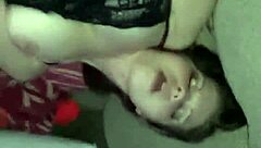 girlfriend enjoys some fun time playing with her favorite toys in a relaxed session