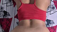 I couldn't resist watching my Colombian wife resting and ended up masturbating while gazing at her.