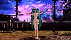 Hatsune Miku hints at full nudity in Solitary Envy Project Diva mod with big assets