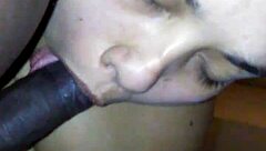 hey, you think this latina bbw is cheating while sucking that dick hard?