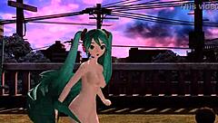 Hatsune Miku hints at full nudity in Solitary Envy Project Diva mod with big assets