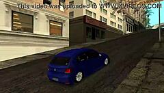 playing mta while my stepsister gives me a hand.