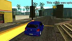 playing mta while my stepsister gives me a hand.