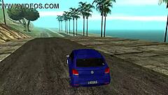 playing mta while my stepsister gives me a hand.