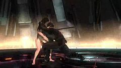 In an intense match, DOA 5's Momiji engages in a nude tag wrestling bout filled with dynamic moves and holds.