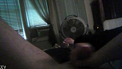 Homemade video shows step daddy waking up to his aunt's two hands gripping his big cock.