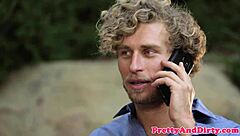 Ginger Babe Feels Intense Desire While Blindfolding Guy For Rough Cowgirl And Doggystyle Pussy Fucking Fantasy